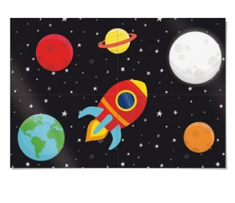 Painel Astronauta Unidade (04 Lminas)